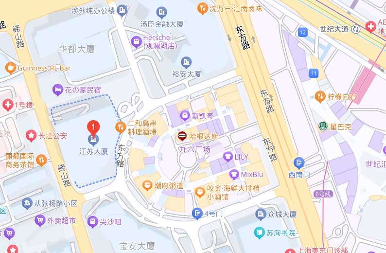 江苏大厦地理位置